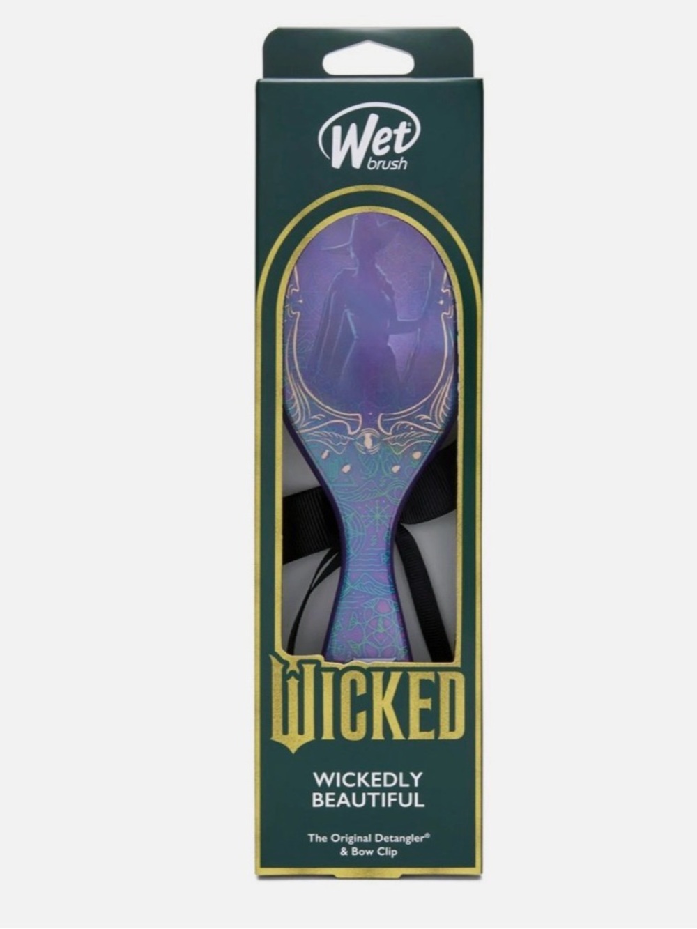 Wet Brush Wicked Detangler Brush and Bow Clip